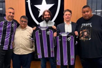 Gabriel de Alba estreita laços com a diretoria do Botafogo Samba Clube