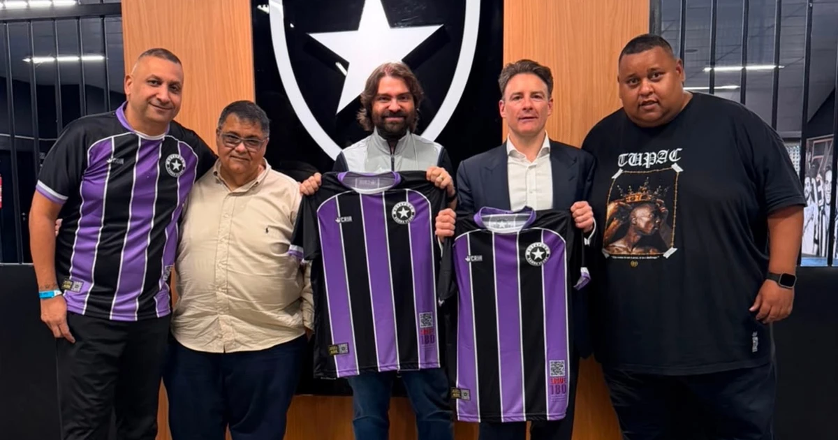 Gabriel de Alba estreita laços com a diretoria do Botafogo Samba Clube