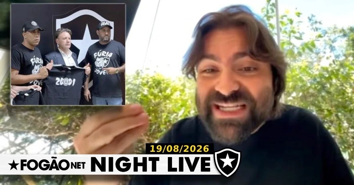 Gabriel de Alba inicia aproximação com elenco e torcida do Botafogo