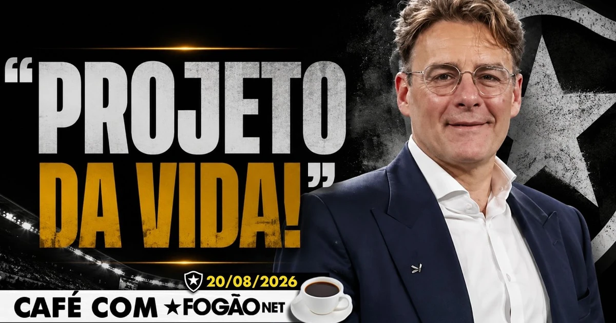 Gabriel de Alba projeta futuro do Botafogo e oferece premiação milionária por virada