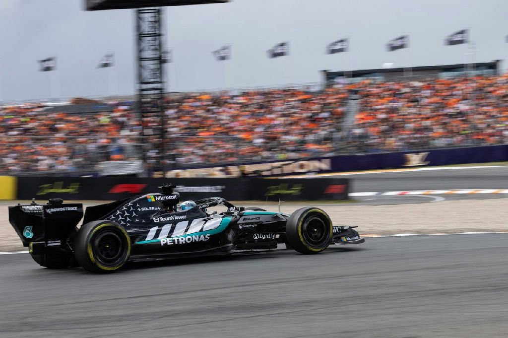 George Russell conquista a pole position para a corrida sprint na Holanda
