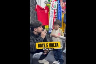 Gui interage com torcida em bate e volta sobre o Vasco