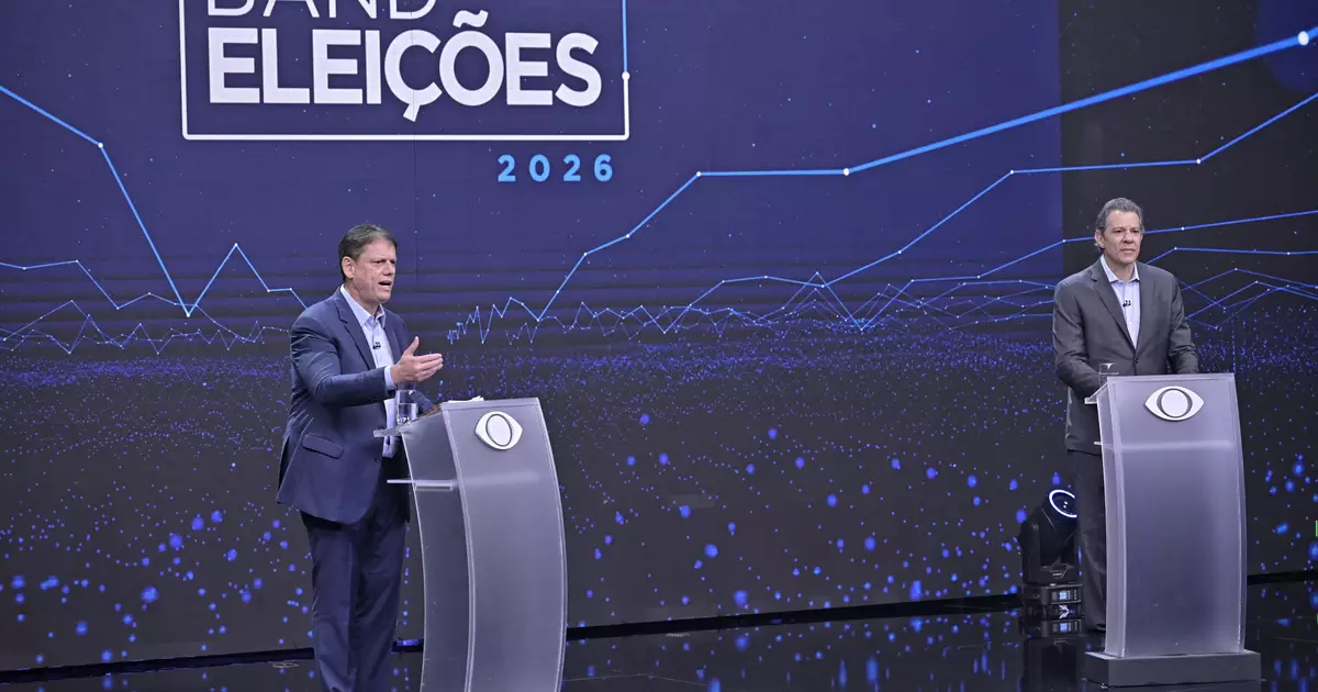 Haddad critica estilo de Tarcísio em debate sobre privatizações na Band