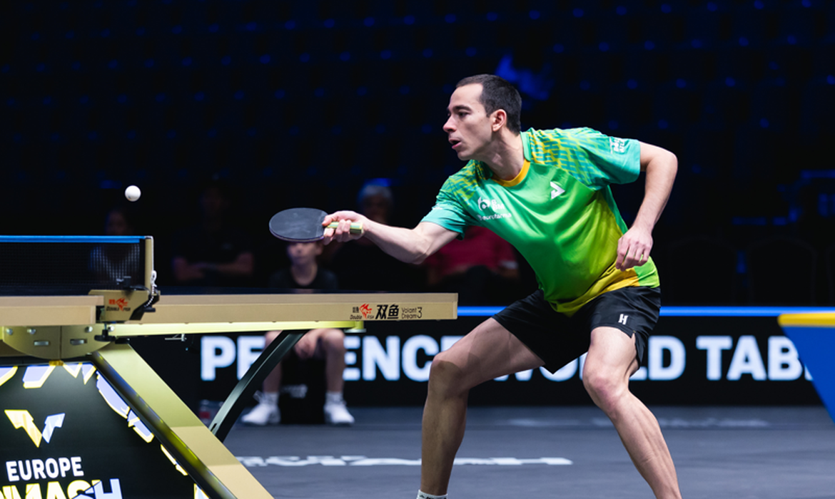 Hugo Calderano avança às oitavas de final do Europe Smash na Suécia