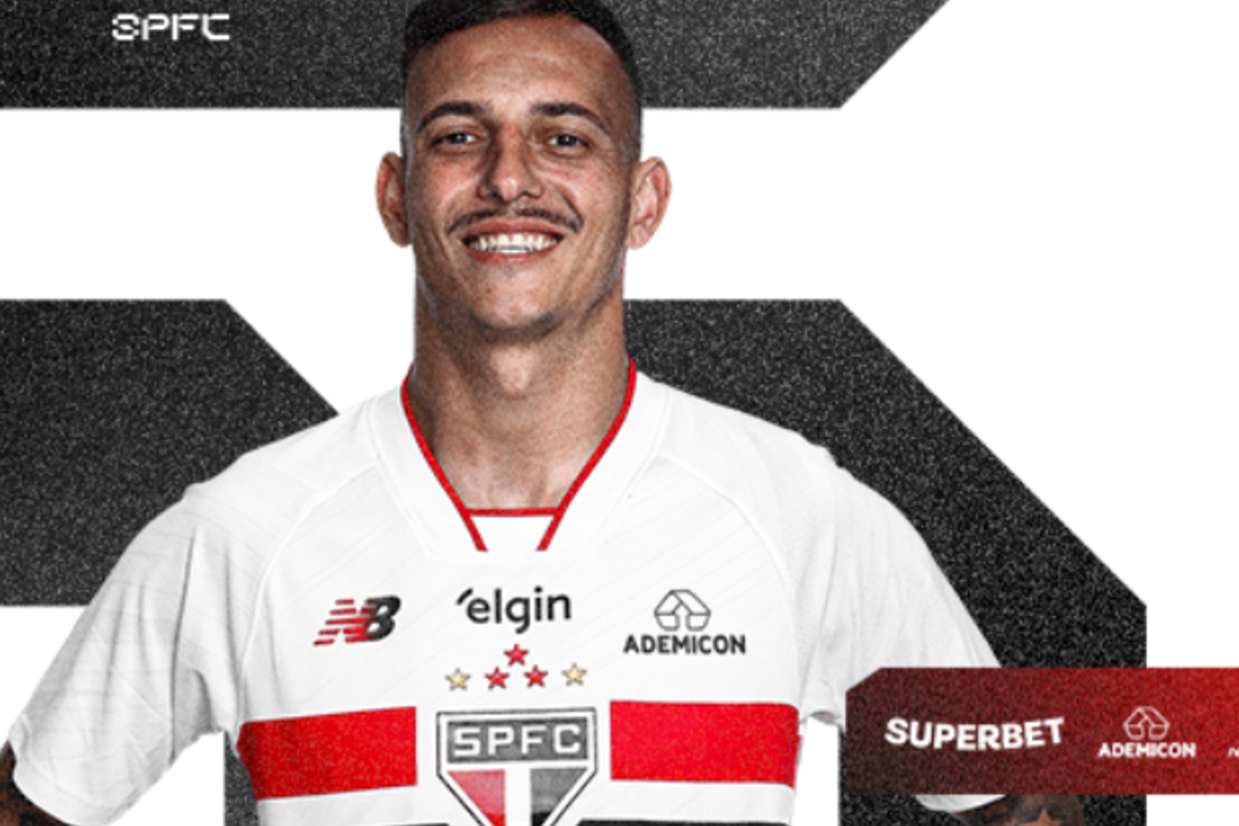 Iago é anunciado como novo reforço do São Paulo para a temporada