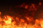 Incêndio destrói residência em Balneário Pinhal após criança atear fogo em colchão