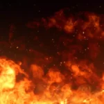 Incêndio destrói residência em Balneário Pinhal após criança atear fogo em colchão