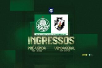 Ingressos para Palmeiras e Vasco: detalhes da venda e benefícios para torcedores