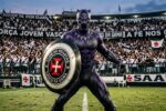 Inteligência artificial conecta clubes brasileiros a super-heróis, com o Vasco representado pelo Pantera Negra