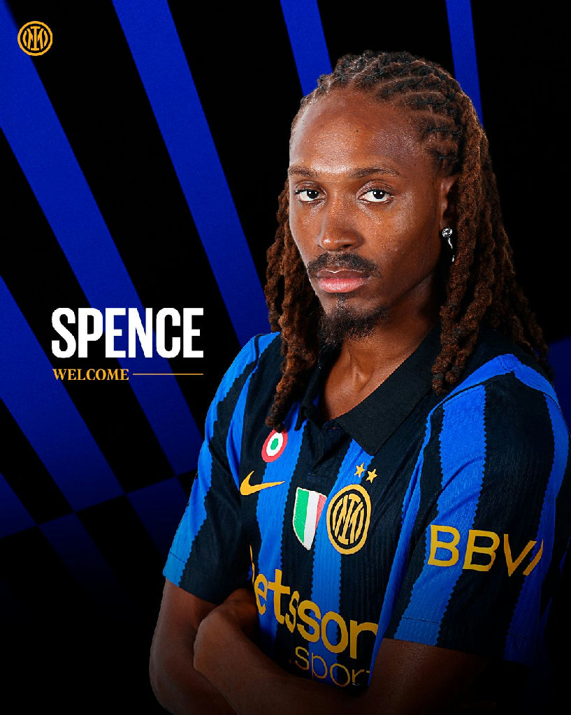 Inter de Milão oficializa a chegada do lateral Djed Spence