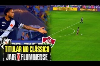 Jair assume protagonismo e liderança no clássico entre Vasco e Fluminense