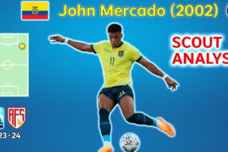 John Mercado ganha destaque em análise de scout para o mercado brasileiro