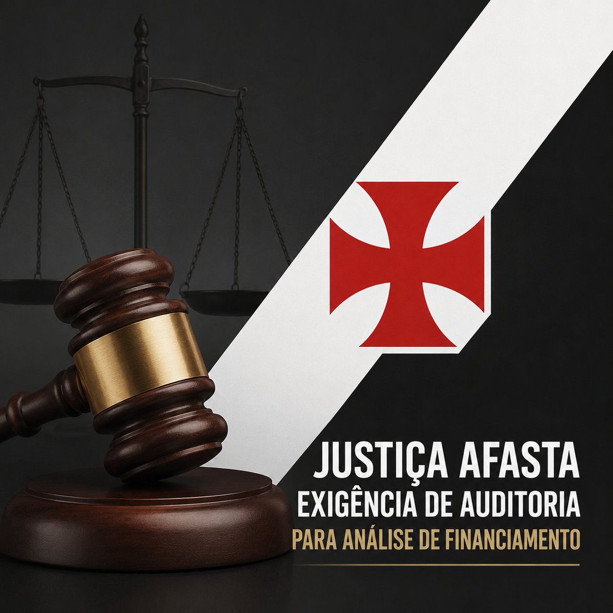 Justiça permite análise de financiamento do Vasco sem necessidade de auditoria prévia