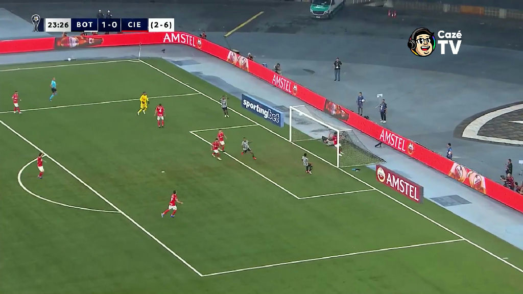Lance inacreditável marca partida do Botafogo com erro diante da meta vazia