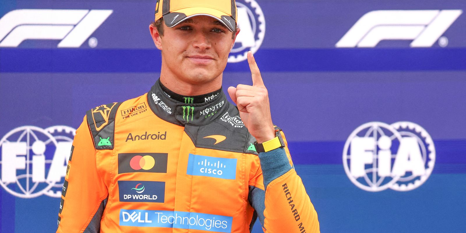Lando Norris conquista a pole position no GP da Holanda de Fórmula 1