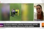 Lesões marcam clássico mineiro com fraturas de Bruno Rodrigues e queda de Ruan