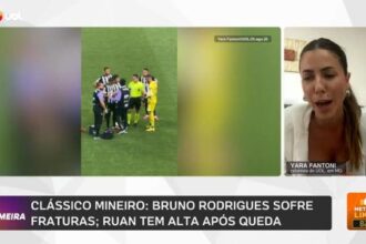 Lesões marcam clássico mineiro com fraturas de Bruno Rodrigues e queda de Ruan
