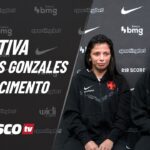 Lourdes Gonzales e Lidy Nascimento concedem entrevista coletiva no Vasco
