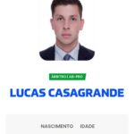 Lucas Casagrande é o árbitro designado para o confronto entre Vasco e Santos
