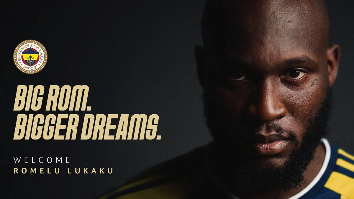 Lukaku reforça o ataque do Fenerbahçe em transferência internacional