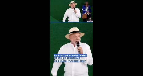 Lula destaca defesa do SUS e revela preferências clubísticas em evento no Rio