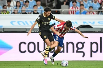 Manchester City supera Atlético de Madrid em amistoso internacional na Coreia do Sul
