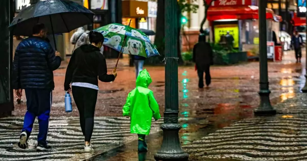 Mudança climática traz chuva e elevação de temperatura ao Rio Grande do Sul