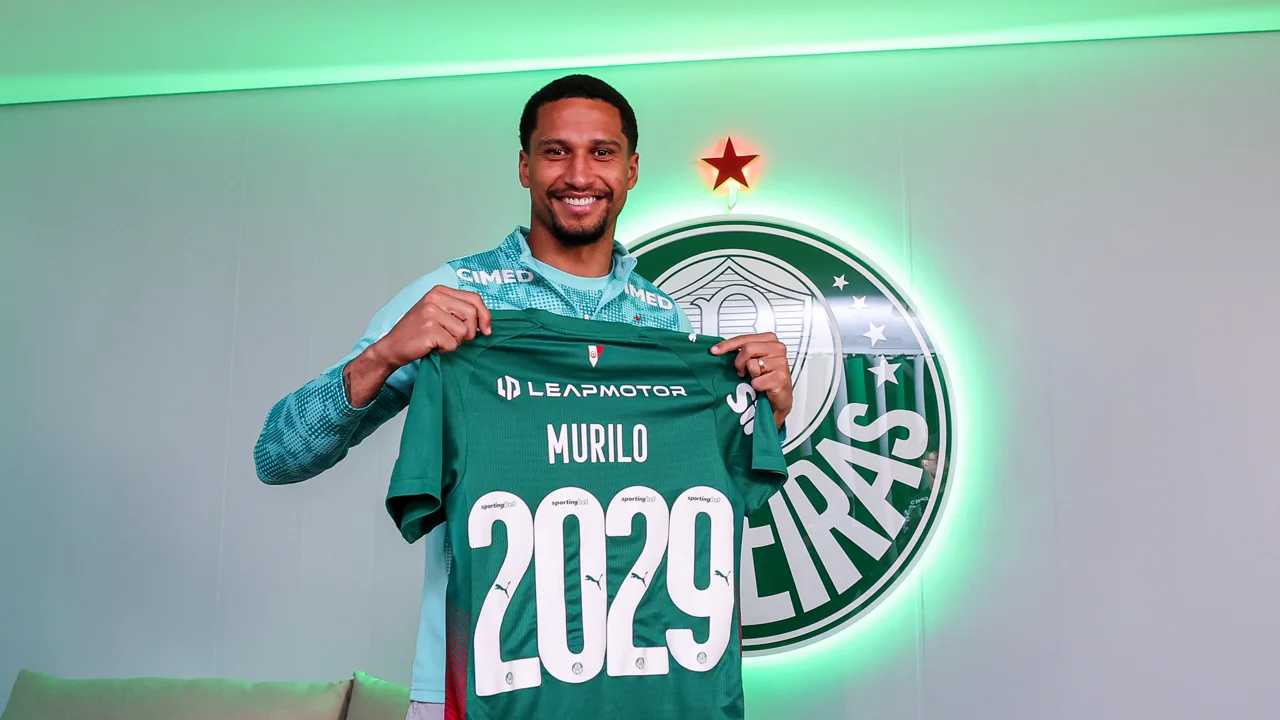 Murilo renova com Palmeiras até 2029 e reforça protagonismo no clube