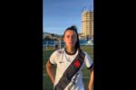 Nayara celebra triunfo do Vasco sobre o Taubaté no Brasileiro a2