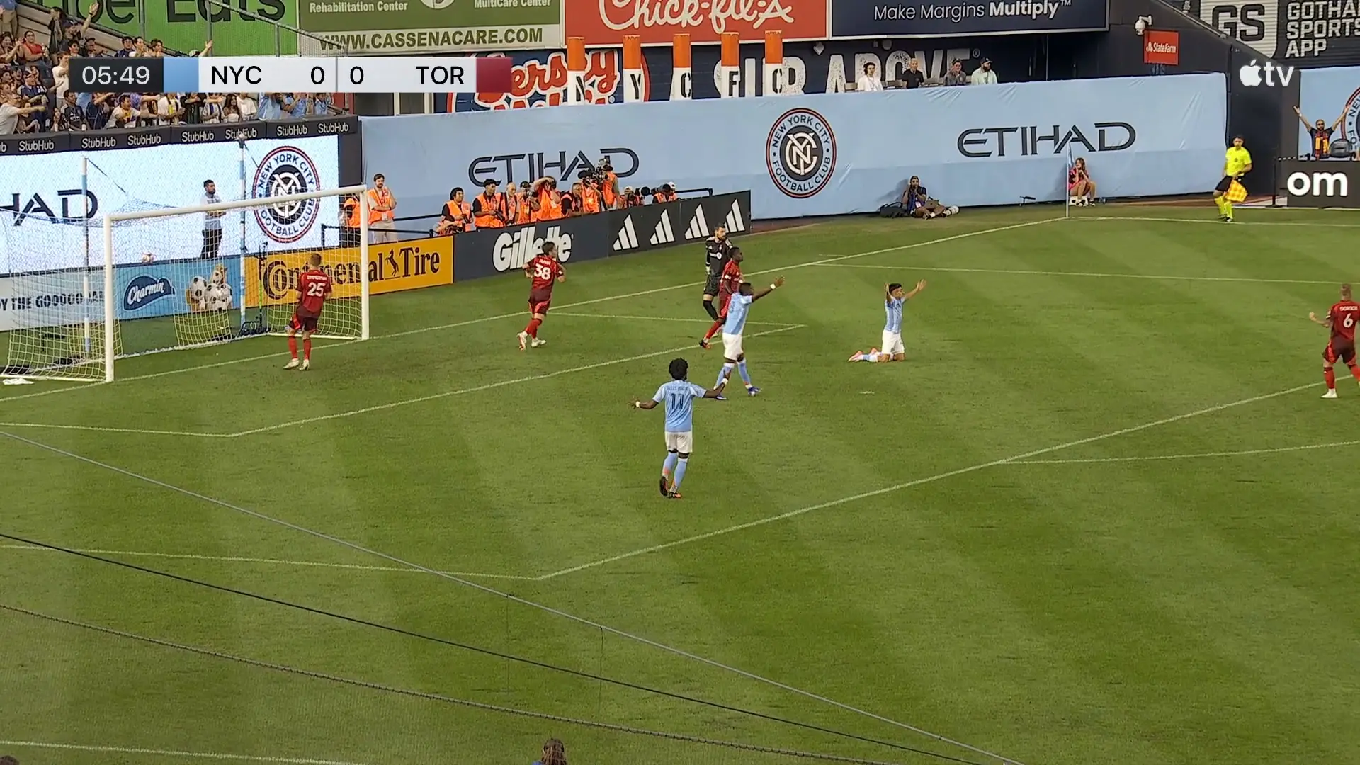 New York City FC supera Toronto FC em confronto decisivo pela MLS