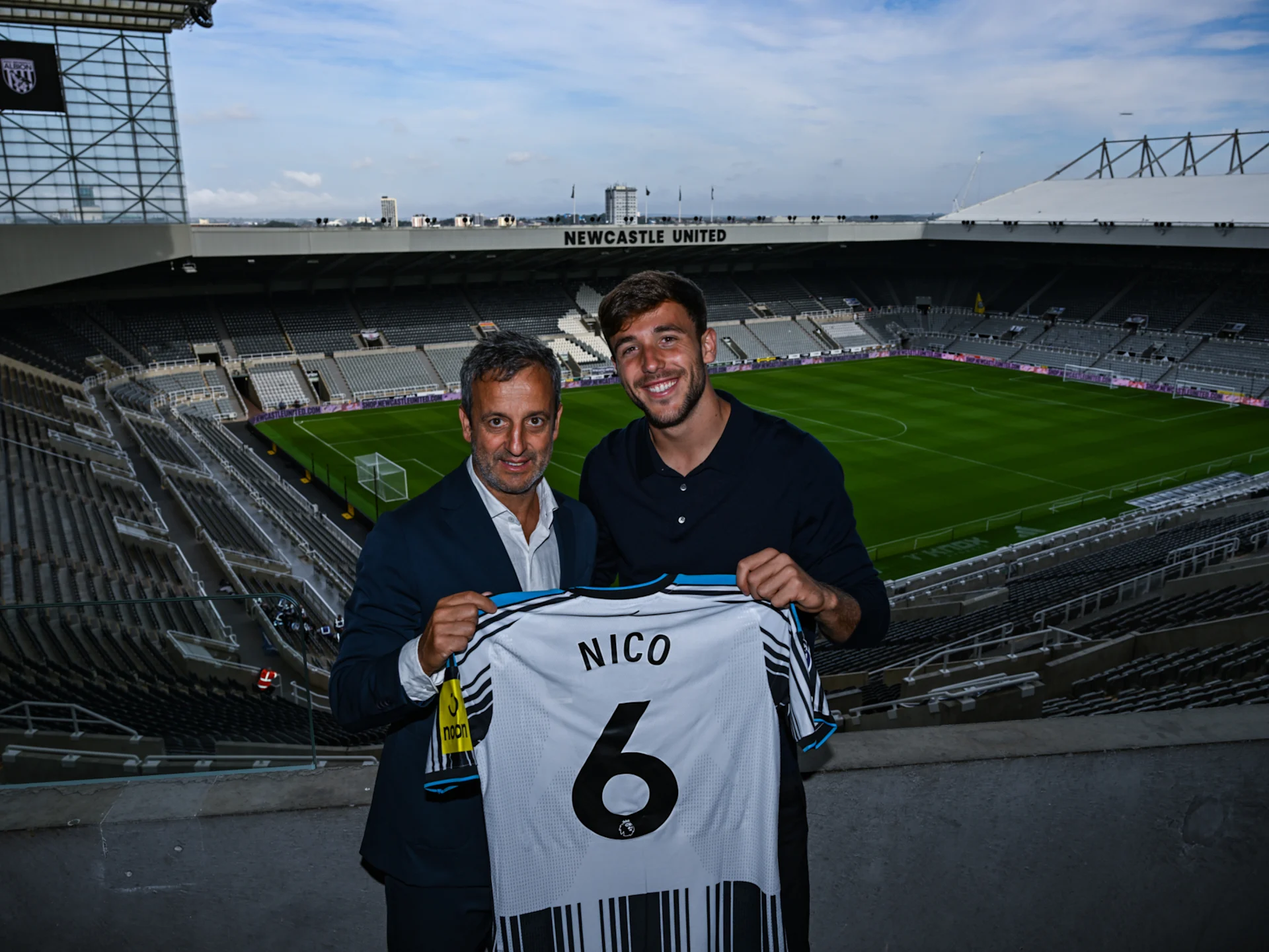 Newcastle United oficializa a contratação do meio-campista Nico González