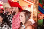 Neymar celebra arraiá com a família após rotina de treinos no Santos