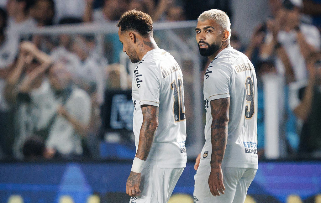 Neymar e Gabigol impulsionam virada do Santos contra Macará na Sul-americana