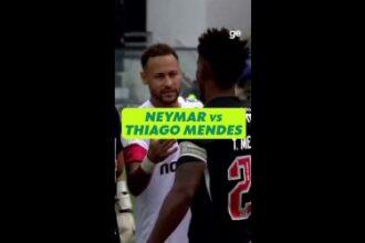 Neymar e Thiago Mendes: a origem da tensão entre os atletas nos gramados