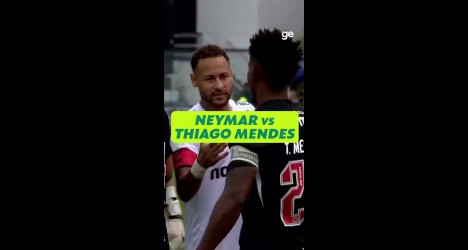 Neymar e Thiago Mendes: a origem da tensão entre os atletas nos gramados
