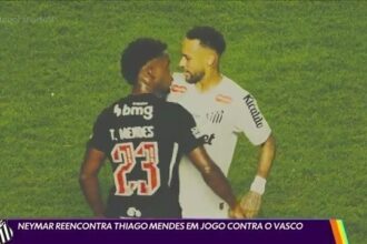 Neymar e Thiago Mendes se reencontram em duelo decisivo entre Santos e Vasco