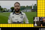 Neymar homenageia Alex Telles por centésima partida no Botafogo