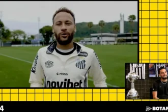 Neymar homenageia Alex Telles por centésima partida no Botafogo