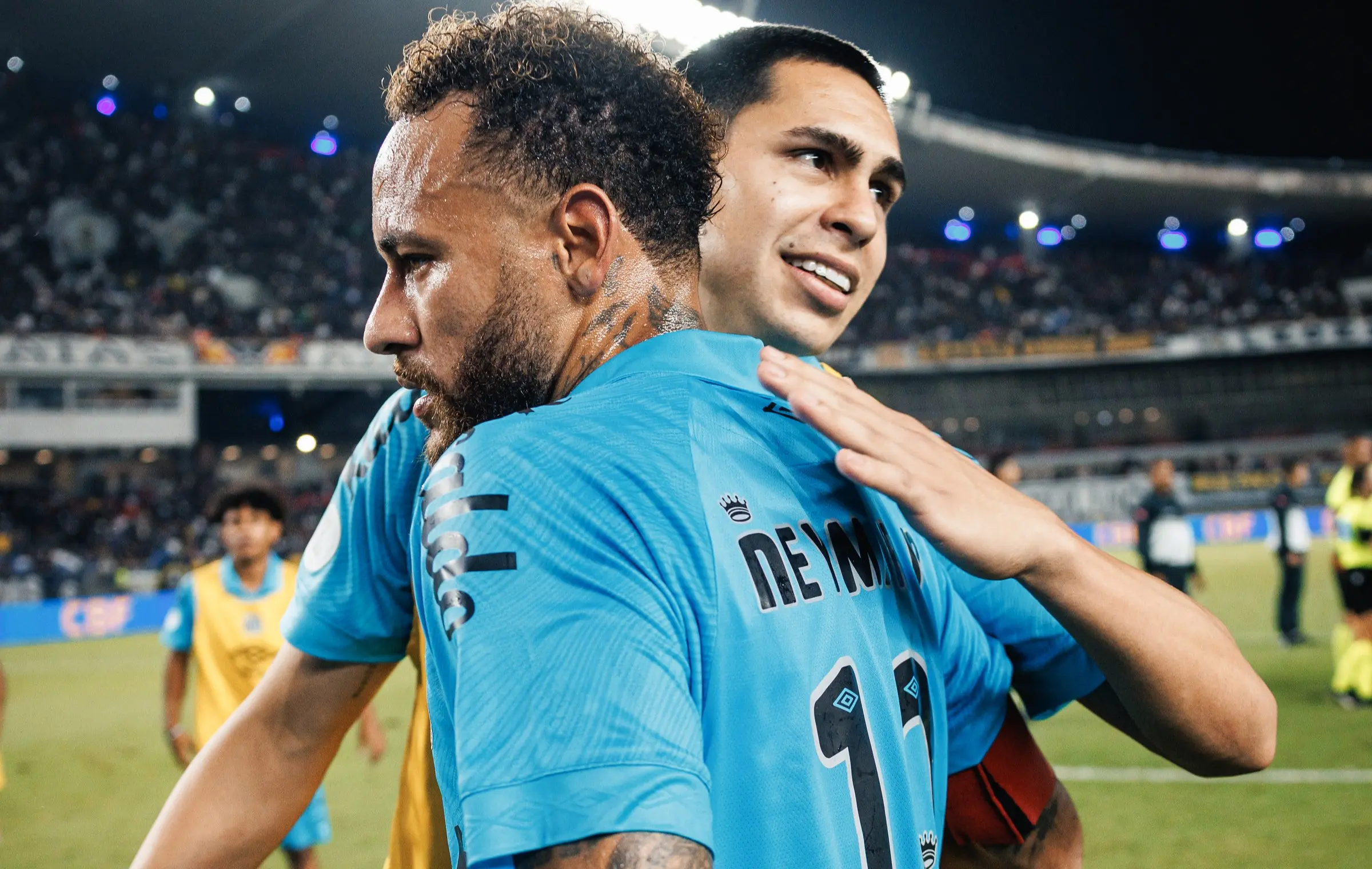 Neymar protagoniza atrito com presidente do Remo após classificação do Santos