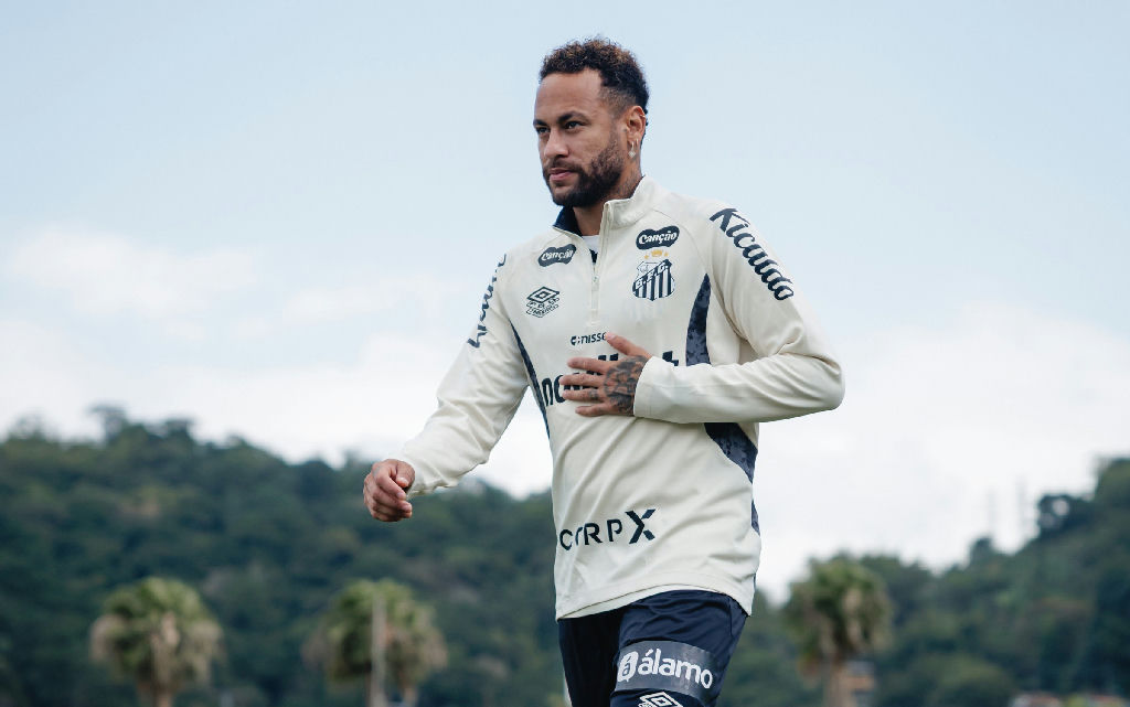 Neymar reforça o Santos para duelo decisivo contra o Mirassol na Vila Belmiro