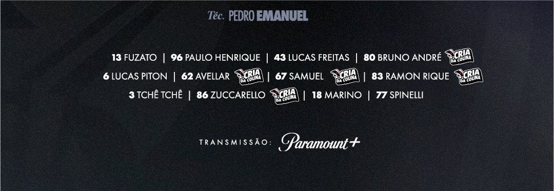 Opções de Pedro Emanuel para alterar o Vasco no segundo tempo contra o Olimpia