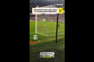 Otamendi marca gol contra e River Plate é superado pelo Rosario Central