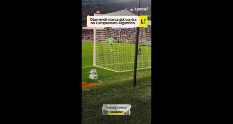 Otamendi marca gol contra e River Plate é superado pelo Rosario Central