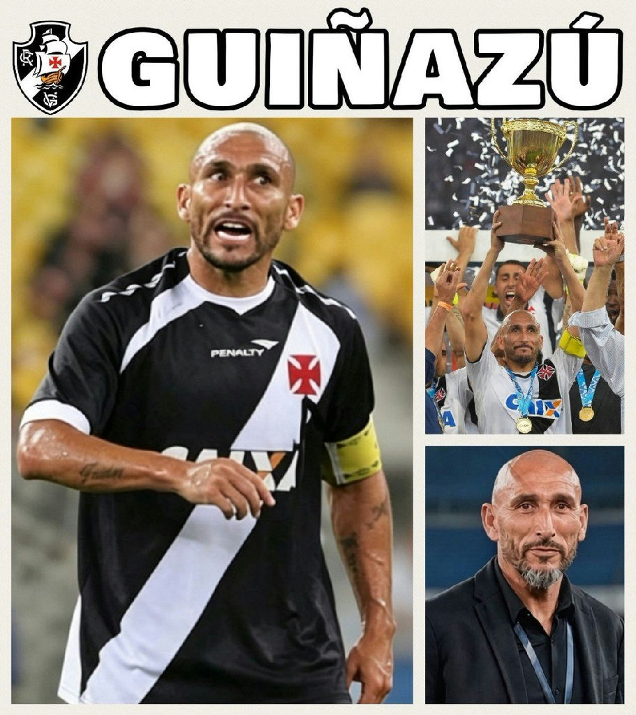 Pablo Guiñazú celebra 48 anos com legado de liderança no Vasco