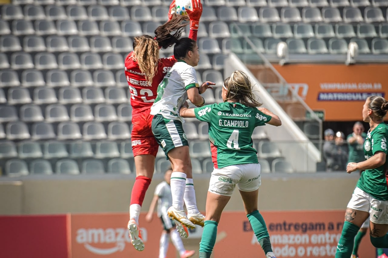 Palmeiras domina Juventude e consolida posição no Brasileirão Feminino