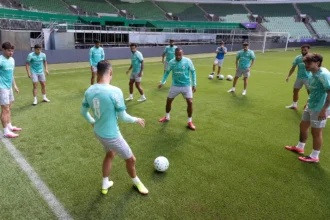 Palmeiras encerra preparação para duelo contra o Internacional pelo Brasileirão