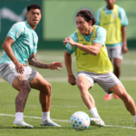 Palmeiras intensifica preparação física em treino na Academia de Futebol