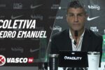 Pedro Emanuel analisa derrota do Vasco para o Palmeiras em coletiva