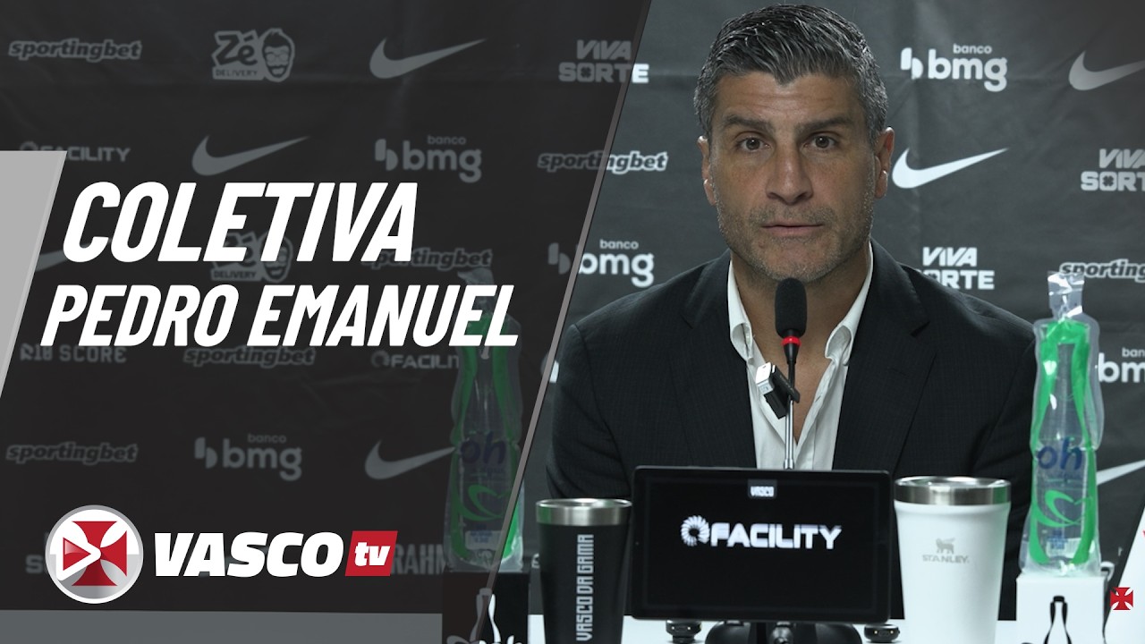 Pedro Emanuel analisa derrota do Vasco para o Palmeiras em coletiva
