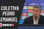 Pedro Emanuel analisa goleada do Vasco sobre o Olimpia em coletiva